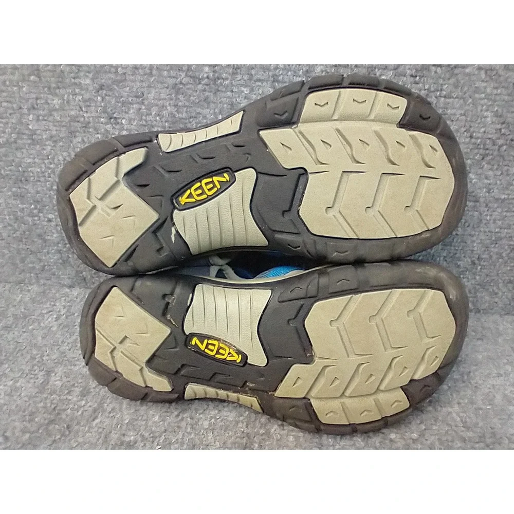 Keen Newport H2 Kids Sandals Blue Gray Waterproof Hiking Water Shoes Big‎ Kid 5
